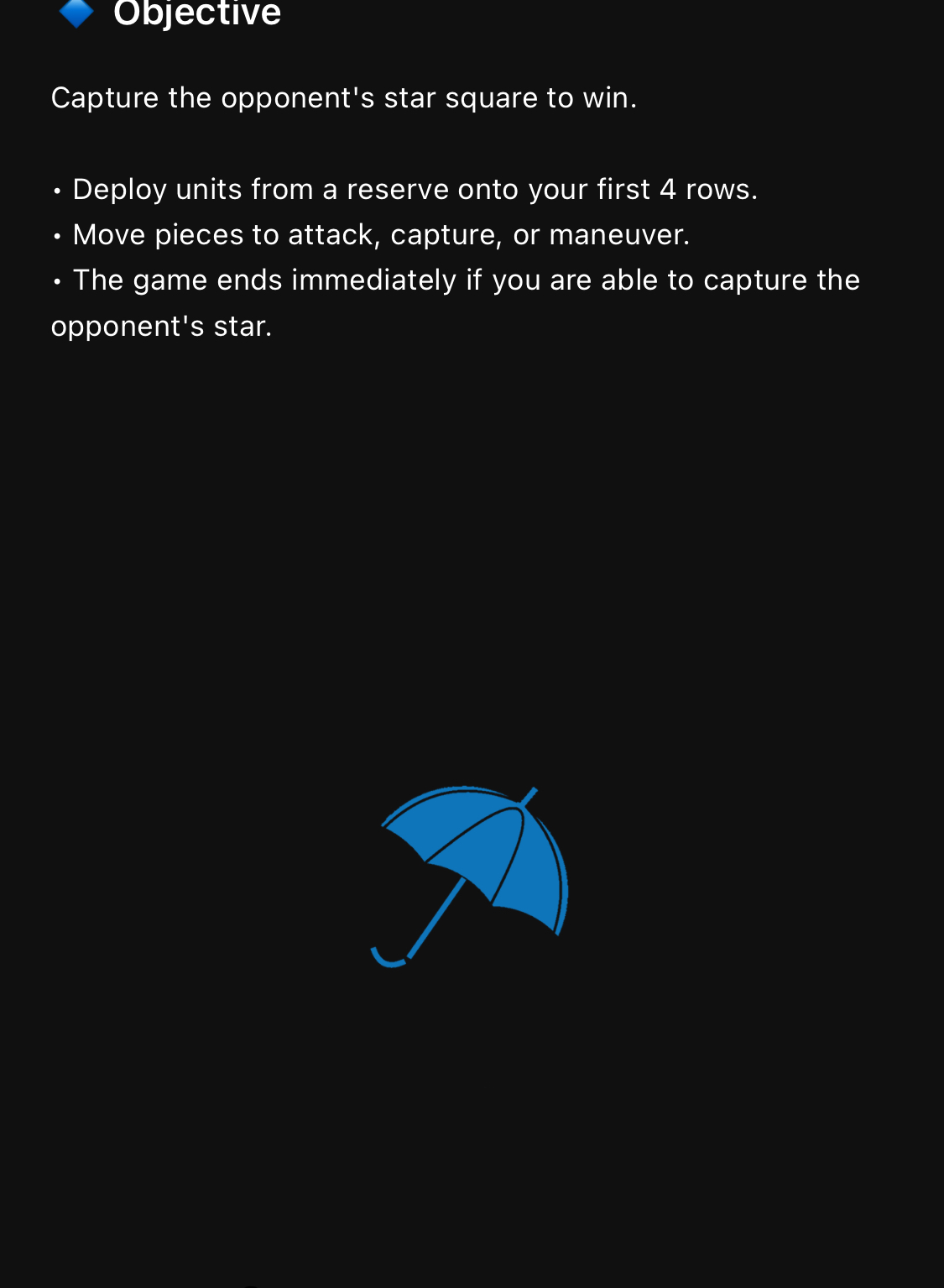 Rainsfall — board view